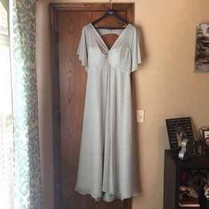 Morilee sz 20 bridesmaid dress, sea glass